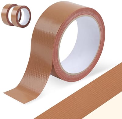 Premium PVC Plakband Set van 2 Rollen, Waterdichte Zware Isolatie Tape voor Binnen en Buiten, Ideaal voor Duct Tape Toepassingen (W:4cm / L: 100cm)