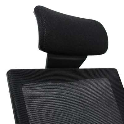 Directiestoel - Verstelbare Armleuning - Stof/Netstof - Zwart - Ergonomisch