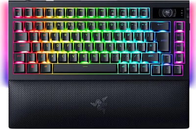 Razer BlackWidow V4 75% Pro Wireless Hotswap - Tactile Mechanical - Gaming Toetsenbord - Zonder Numpad - Engels (US international) - Zwart