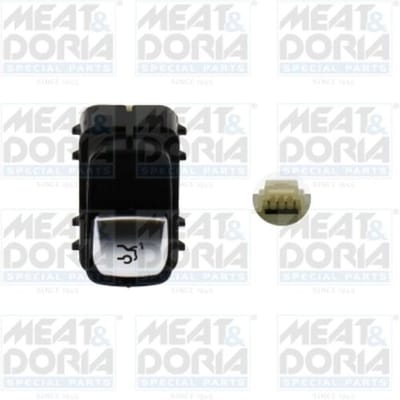 Achterklep handvat knop  MEAT & DORIA 206182