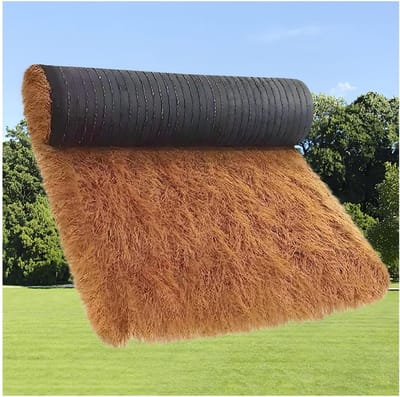 Kunstriet Rol - Synthetisch Grasdak - Tiki Hut Decoratie - UV-Bestendig Materiaal - 1x10 Meter - Natuurlijk