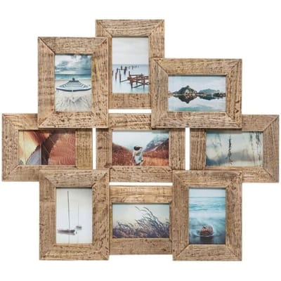 Atmosphera Fotolijst - Hout, 69 x 60 cm, 9 foto's