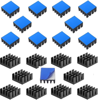 Aluminium koellichaam voor 3D-printers - 20 stuks - Zwart