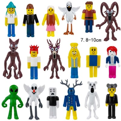 18 stuks/set 99 Nachten in Het Bos Figuren Beeldjes Uil Geit Wolf Hert 99 Nachten in Het Bos Beeldje Plastic Speelgoed Cadeau