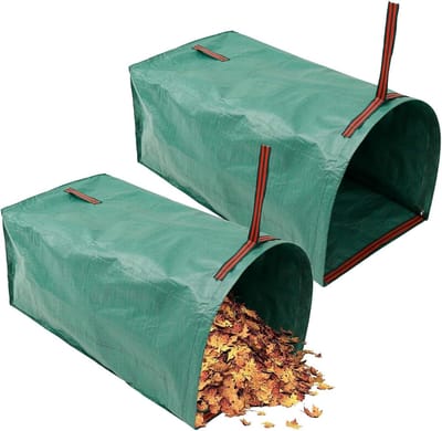 Tuinafvalzakken - Afvalbakken - Tuinonderhoud - Extra waterdicht - 2 stuks 270L - Groen