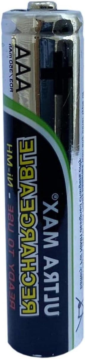 Oplaadbare Batterijen - Zonne-accu - Energie Voor Tuinlampen - Ni-MH Technologie - 350 mAh - Zilver