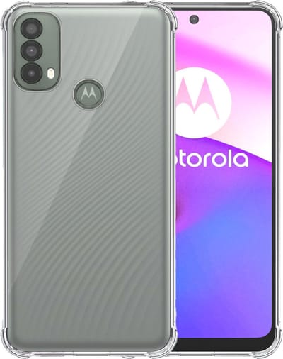 Telefoonhoesje Geschikt voor Motorola Moto E30 / E40 Transparant - Shockproof TPU Siliconen Case met Stootrand Doorzichtig - Smartphonica geschikt voor Motorola Moto E30;Motorola Moto E40