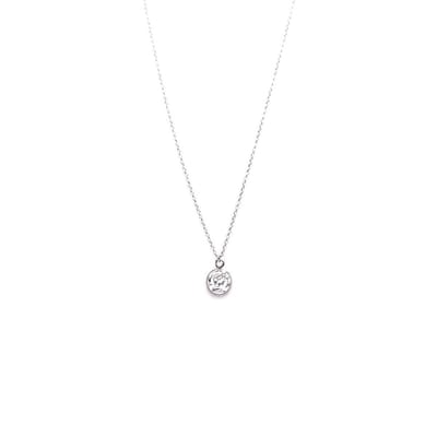 Karma Coin Silver Ketting T35-COL-CO-S-50 (Lengte: 50.00-57.00 cm)