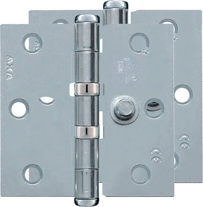 AXA veiligheidsscharnier kogellager SKG 2-sterren verzinkt 76x76 mm - 2 stuks