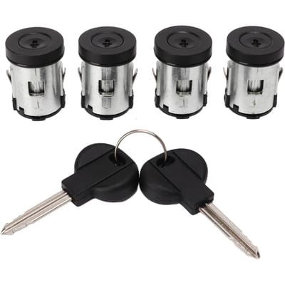 Auto Deurslot Cilinder Set met Sleutels 9926.Q7 Vervanging voor Peugeot Expert 1996?2006 gray