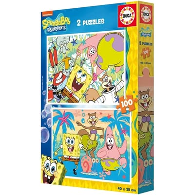 Set van 200 dubbele puzzelstukken Bob de Bouwer Educa