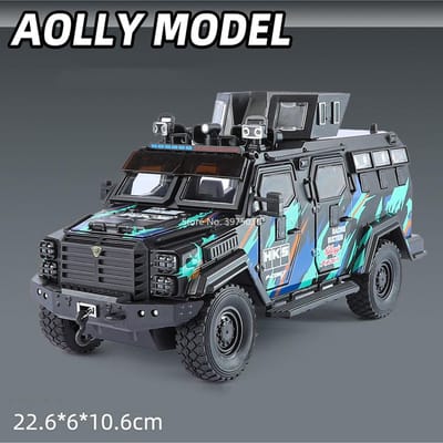 1:24 Modèle Dent de Sabre en Alliage Voitures de Police Jouet Moulé sous Pression Roues Tournées Roue de Véhicule Miniature Voiture à Rappel Pour Enfant Cadeaux de Festival