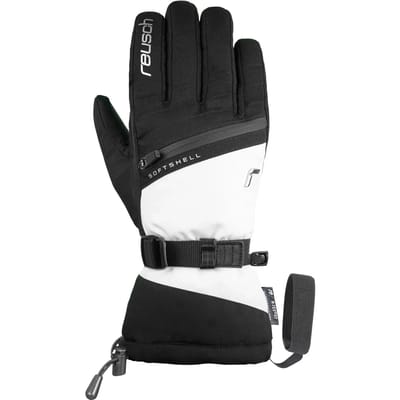 Demi r-tex xt + heating pocket - Ski handschoenen dames - Zwart, wit