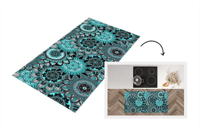 Keukenloper - Loper keuken - Mandala - Bloemen - Design - 120x60 cm - Keukenloper vinyl