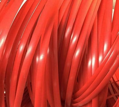 Synthetisch Rotan - Kunststof Riet - Meubels Repareren - Waterdicht Lichtecht - 500 Gram - Rood