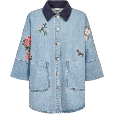 Damesjas van oversized denim Nümph Nudenma