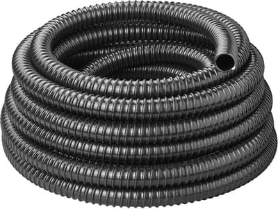 ProPlus Afvalwaterslang - 10 m - Afwatering - Temperatuurbestendig - Flexibel en Uittrekbaar - ø 19 mm - Voor het Geleiden van Afvalwater vanuit caravans/campers, vijvers en zwembaden - Afvoerkanaal - Zwart