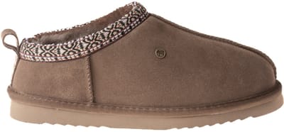 Warmbat Kynuna Suede Tape Dames Sloffen - Mud