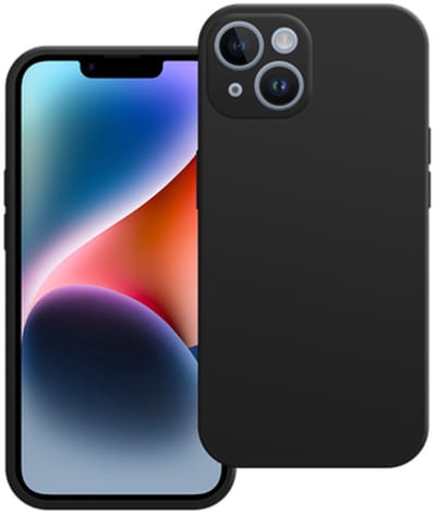 Just in Case hoesje geschikt voor iPhone 14 Hoesje - Color Backcover - Zwart