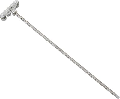 Zaaggeleider Cirkelzaag - Houtbewerking Hulpmiddel - Nauwkeurig Zagen - Roestvrij Staal - 54 x 95 cm - Zilver