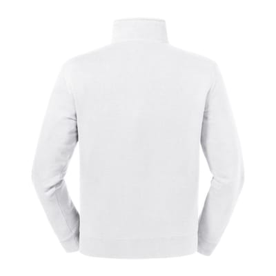Russell Heren Authentieke Kwartier Ritssweatshirt (Wit)