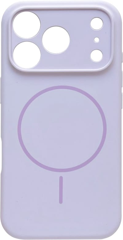 Casemania Hoesje Geschikt voor Apple iPhone 17 Pro - Paars - Zachte Liquid Siliconen Magnetisch Back Cover Case - Geschikt voor MagSafe - Telefoonhoesje met Camera Bescherming
