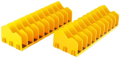 Dailygoods- Tangenhouder voor 10 tangen - 2PCS - Gereedschapskistorganizer - Antislip rubberen basis - Compact ontwerp - Afmetingen 26,5 x 8,8 cm - Gereedschapsorganizer