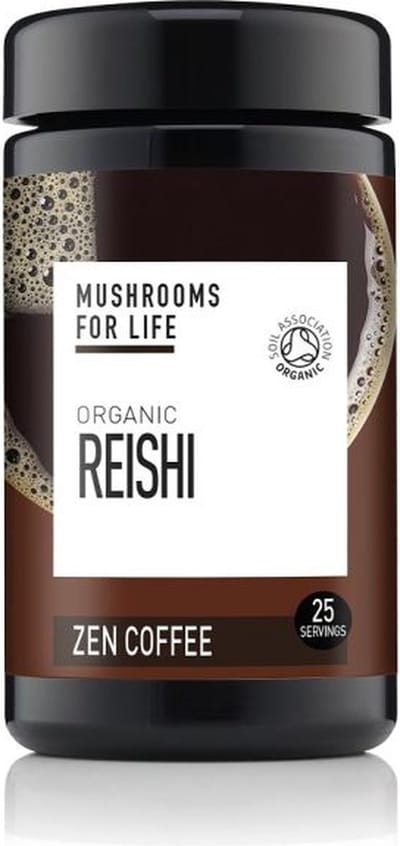 Mushrooms4Life Reishi Zen Paddenstoelen Koffie 1000mg Bio 80g