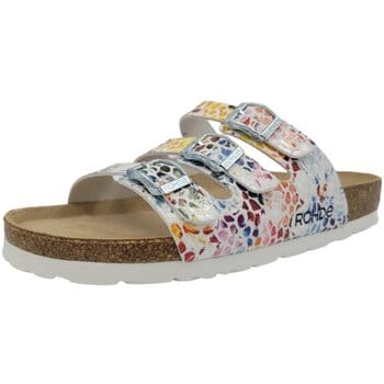 Rohde 5620 08 Slippers Wit Multi Leer Dames - Wit Multi - 36