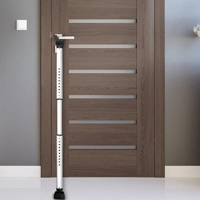 Verstelbare beveiligingsdeur jammer, antislip raamstopper voor Franse deuren en schuifdeuren, veilig en duurzaam