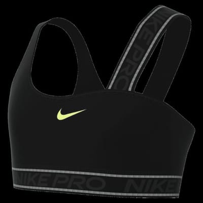 Pro Swoosh Sport BH Kinderen Black/Light Lemon Twist S