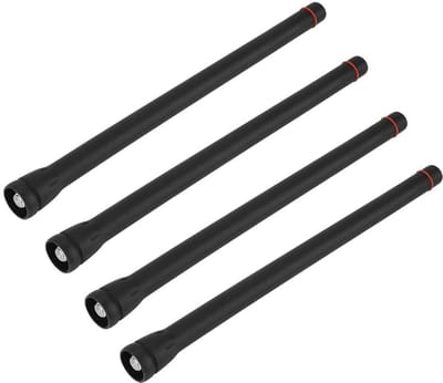 Dailygoods- Radio-antenne Draagbaar - 4 Stuks - VHF - Rubber - Handheld - Hoogwaardig Signaal