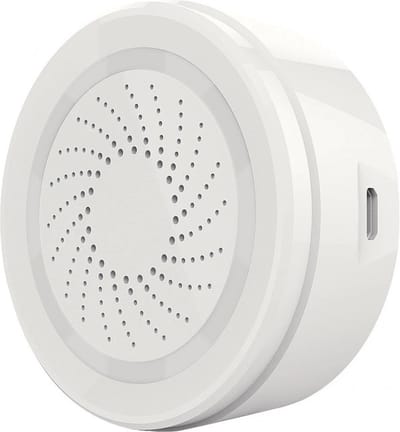 Fontastic 253973 SIRENE Wi-Fi 90DB alarm LED compatibel met Android en iOS