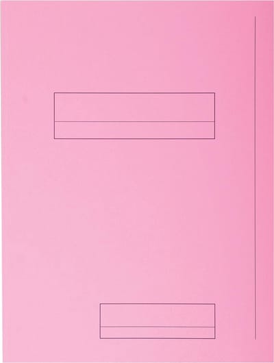 Exacompta 5x SUPER 210 - Pak van 50 mappen met 2 kleppen - 24x32cm - - Roze - 335003E