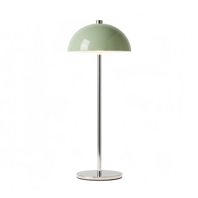 OMNIEXA Tafellamp - Mint Sage Groen – Dimbaar & Draadloos – 3 Lichtstanden – LED Designlamp met TouchControl – Stijlvolle Tafellamp voor Woonkamer of Slaapkamer