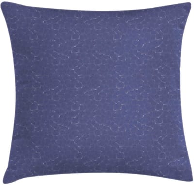 ABAKUHAUS Abstrakter Kissenbezug – Moderne Kreisformen – 40x40 cm – Donkerblauw/Wit