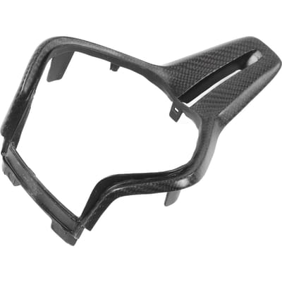 Panneau de cadre de volant en fibre de carbone pour Infiniti Q50 Q60 black