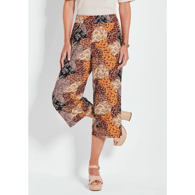 Gedessineerde culotte VERA - bruin / gedess. - Gr. 235 van Goldner Fashion