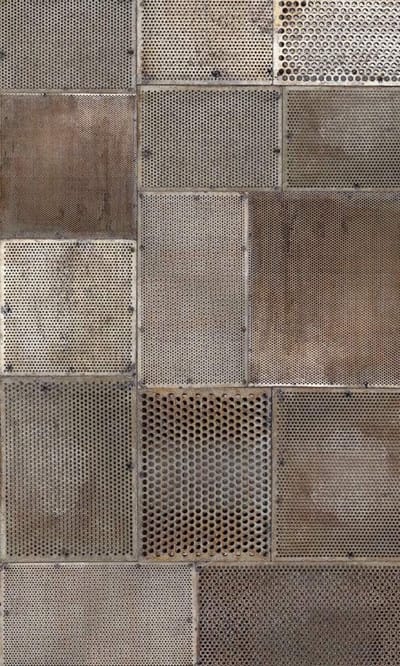 Fotobehang - Grunge Metal 150x250cm - Vliesbehang