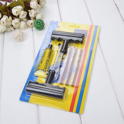Bandenherstelkit - Bandenreparatiepakket - Bandenplakset - Bandenreparatiegereedschap - Bandenreparatiebenodigdheden - Bandenreparatietoolkit - Bandenreparatiemateriaal - Bandenreparatiesetje