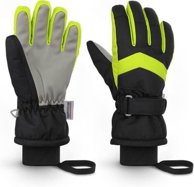 Waterdichte Ski Handschoenen voor Kinderen - Warm, Ademend en Geschikt voor Winteractiviteiten van 3-14 Jaar