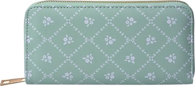 Juleeze Portemonnee 10x19 cm Groen Polyester