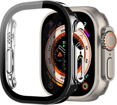Dux Ducis Hamo Hoesje Geschikt voor Apple Watch Ultra / Ultra 2 - Full Protect - Zwart
