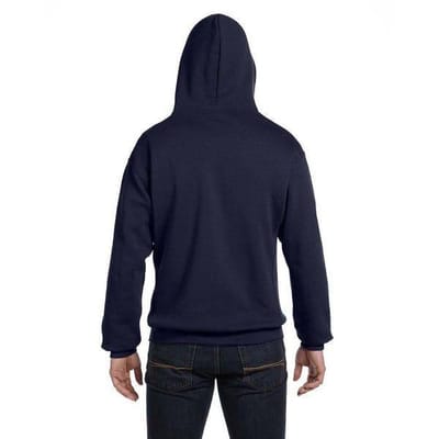 Russell Heren Authentieke Sweatshirt met volledige ritssluiting / Hoodie (Franse marine)