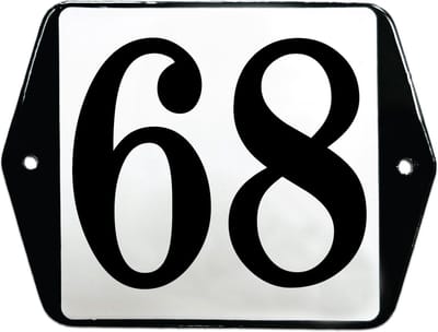 Emaille huisummer model oor - 68