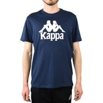 Kappa Caspar T-Shirt 303910-821, Mannen, Blauw, T-shirt maat: M EU