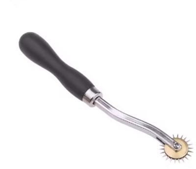 Stimulatiewiel – BDSM Pinwheel – Erotisch Speeltje – Thickler Wheel – Voor Voorspel – Metaal – Compact Formaat – Zilver