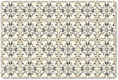 Placemats 45x30 cm - Placemat kunststof - 1 stuk - Floraal - Patroon - Kleurrijk - Borden onderleggers - Decoratie voor op tafel - Keuken tafeldecoratie accessoires - Vinyl onderlegger - Tafelversiering