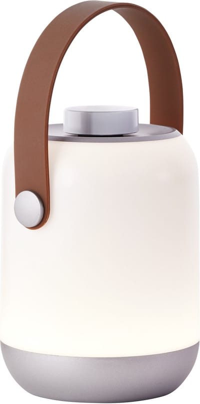 Brilliant Gemma - Buiten tafellamp - LED 1.9W - Ø8.5 cm - 200lm - 3000K - Dimbaar - USB Oplaadbaar - IP44 - Wit