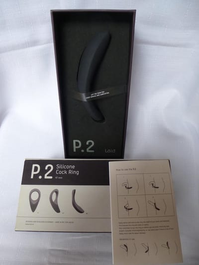 P.2 silicone cock ring